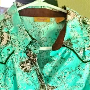 Western Shirt w/Rhinestones